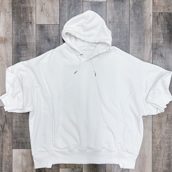 Free People Movement white hoodie - Picture 3 of 6